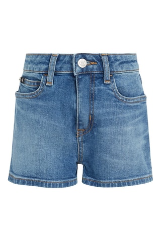 Short en jean Bleu