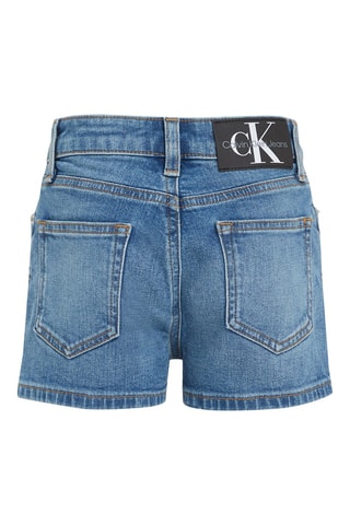 Short en jean Bleu