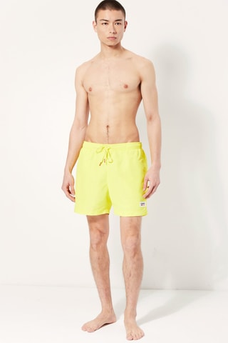 Short de bain - Jaune
