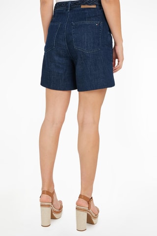 Short en jean Bleu marine