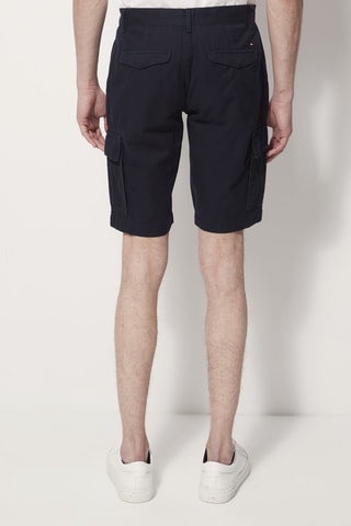 Bermuda en coton biologique Bleu foncé