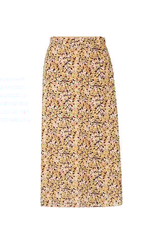 Jupe midi Beige et noir