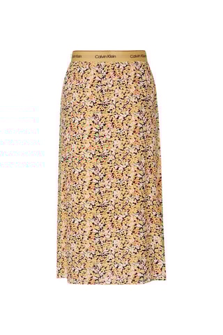 Jupe midi Beige et noir
