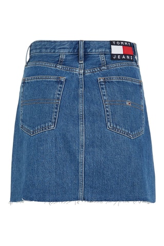 Jupe droite en jean Bleu marine