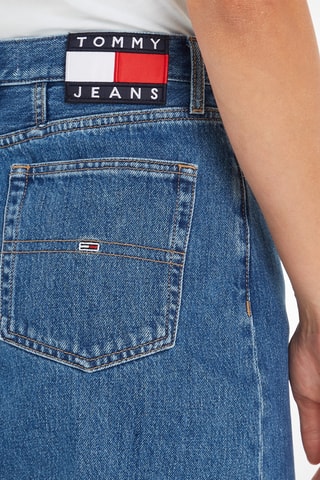 Jupe droite en jean Bleu marine