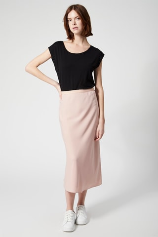 Jupe midi - Rose
