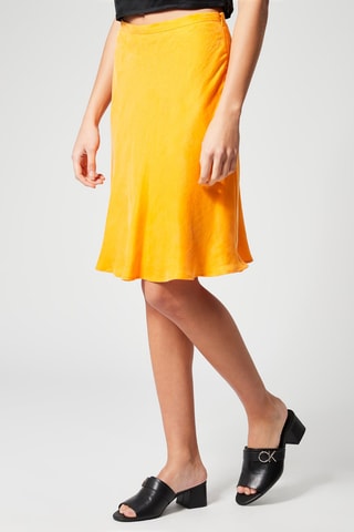Jupe droite - Orange