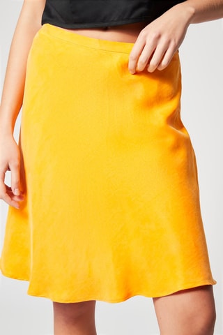 Jupe droite - Orange