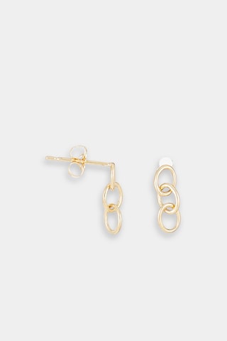 Boucles d'oreilles Twister Or jaune