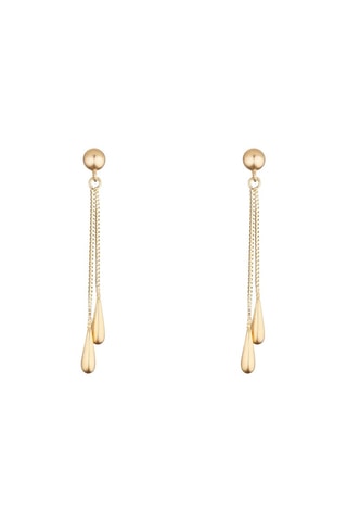 Boucles d'oreilles Pluie dorée Or jaune