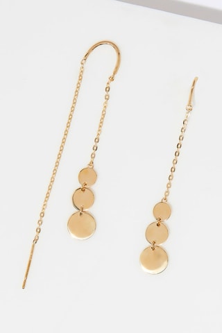 Boucles d'oreilles "Jolie tombée" 
Or jaune