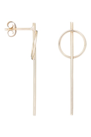 Boucles d'oreilles Epées Or jaune
