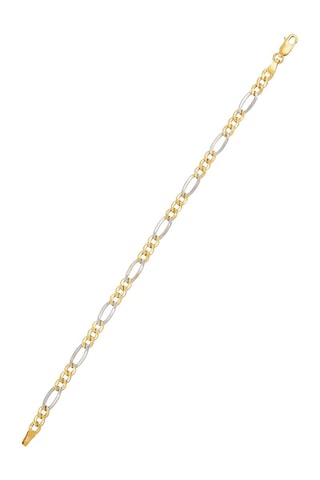Bracelet Alternance d'or Or jaune et or blanc