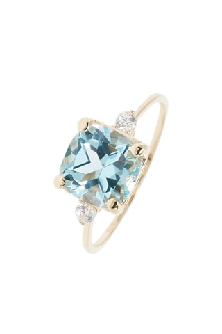 Bague Espoir Or jaune et topaze