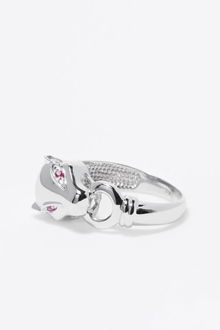 Bague Gold Animal Or blanc
