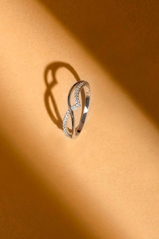 Bague Envol Or blanc