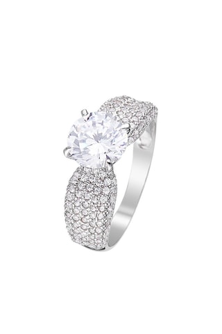 Bague Don d'amour   Or blanc