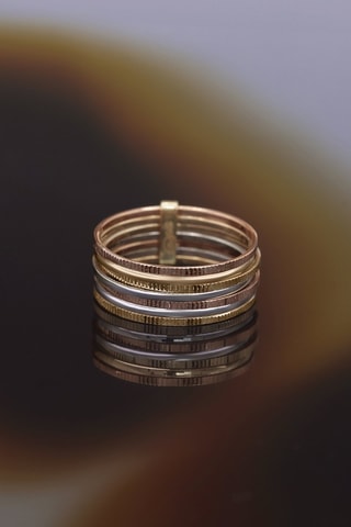 Bague Acapulco Or jaune, or blanc et or rose