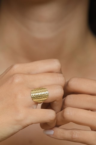 Bague Armadillo Or jaune