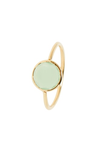Bague Aliyan Or jaune et jade