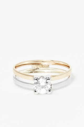 Bague Suerte Or jaune et or blanc
