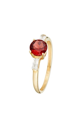 Bague Pourpre Or jaune et grenat