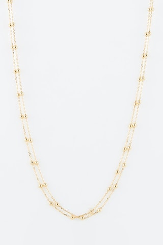 Collier Boules Doubles 
Or jaune