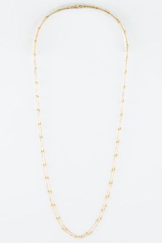 Collier Boules Doubles 
Or jaune