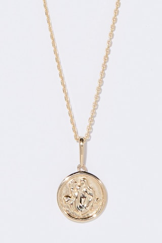 Pendentif Astro Lisse Vierge Or jaune