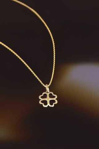 Pendentif Trèfle merveilleux Or jaune