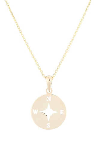 Pendentif Boussole Or jaune