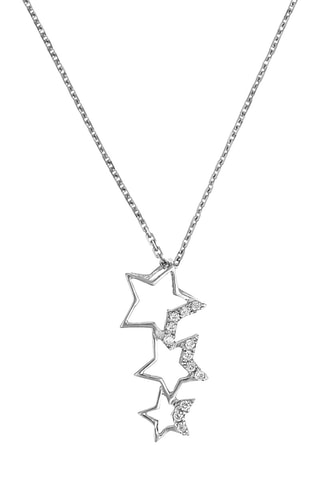 Pendentif Constellation Or blanc