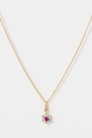 Pendentif Le Messager Rouge Or jaune