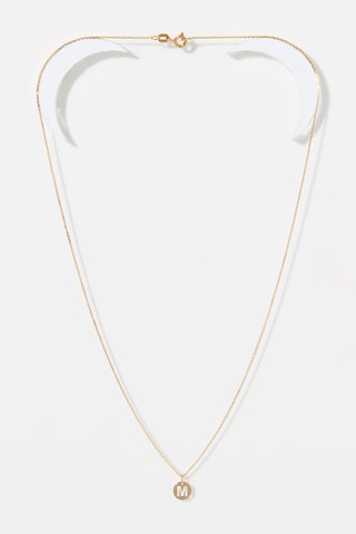 Pendentif Lettre M Or jaune