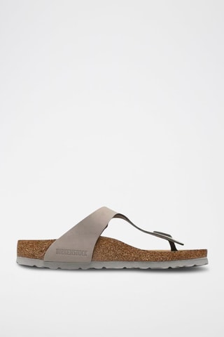 Tongs en cuir  Gizeh Fe - Gris