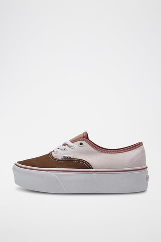Tennis plateformes Authentic Stackform - Marron et beige