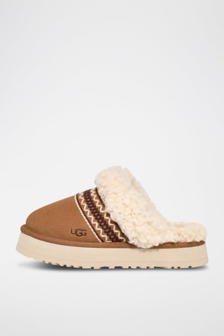 Chaussons en nubuck Disquette Atherson - Marron