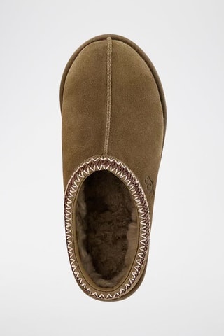 Chaussons en nubuck Tasman - Kaki