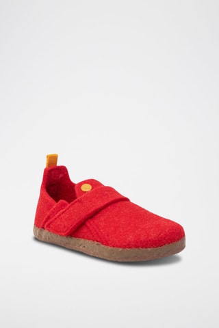 Chaussons en feutre de laine Zermatt - Rouge