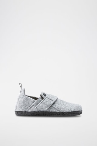 Chaussons en feutre de laine Zermatt - Gris