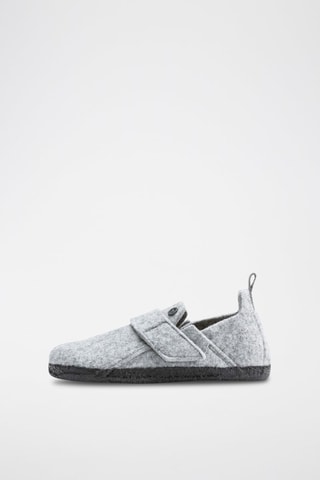 Chaussons en feutre de laine Zermatt - Gris