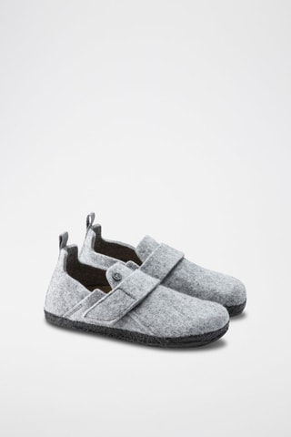 Chaussons en feutre de laine Zermatt - Gris