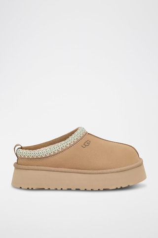 Chaussons plateformes en nubuck W Tazz - Beige clair