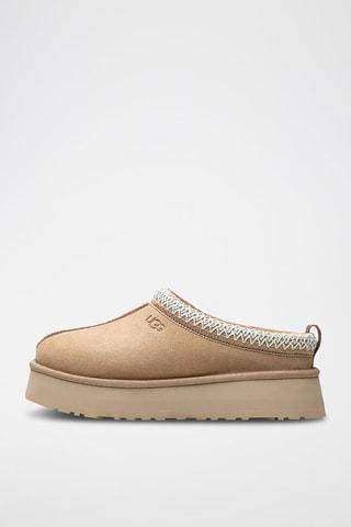Chaussons plateformes en nubuck W Tazz - Beige clair