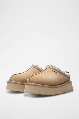 Chaussons plateformes en nubuck W Tazz - Beige clair