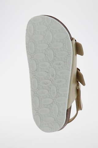 Sandales Turtle Beige et doré