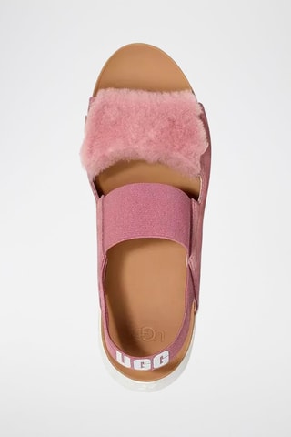 Sandales compensées en nubuck Silverlake - Rose