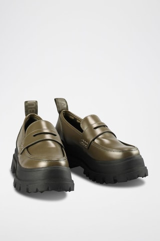 Mocassins plateformes Aspha Loafer - Kaki