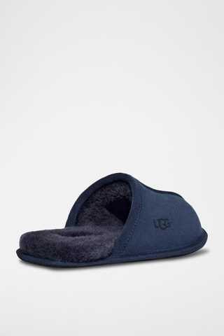 Pantoufles en nubuck Scuff - Bleu marine