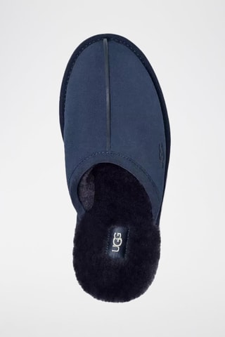 Pantoufles en nubuck Scuff - Bleu marine